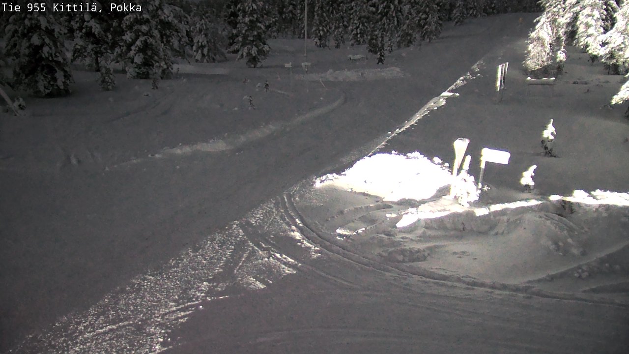 Weather Camera Image Road 955 Kittilä, Pokka, Kittilä, Lappi