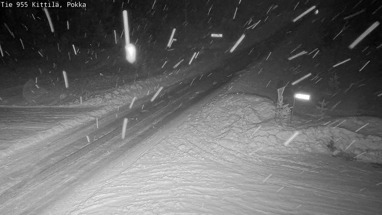 Kelikamerat Kuva Tie 955 Kittilä, Pokka, Kittilä, Lappi