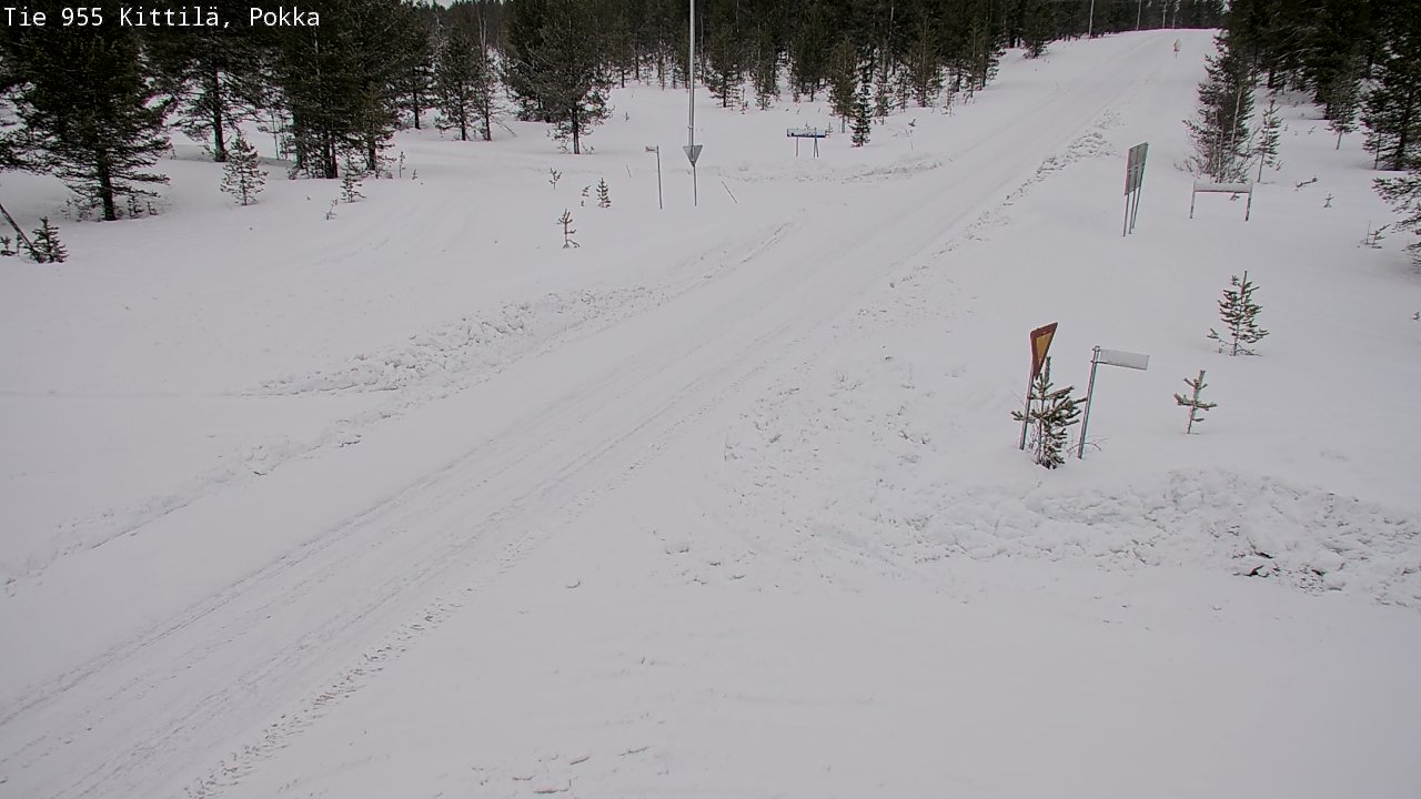 Kelikamerat Kuva Tie 955 Kittilä, Pokka, Kittilä, Lappi