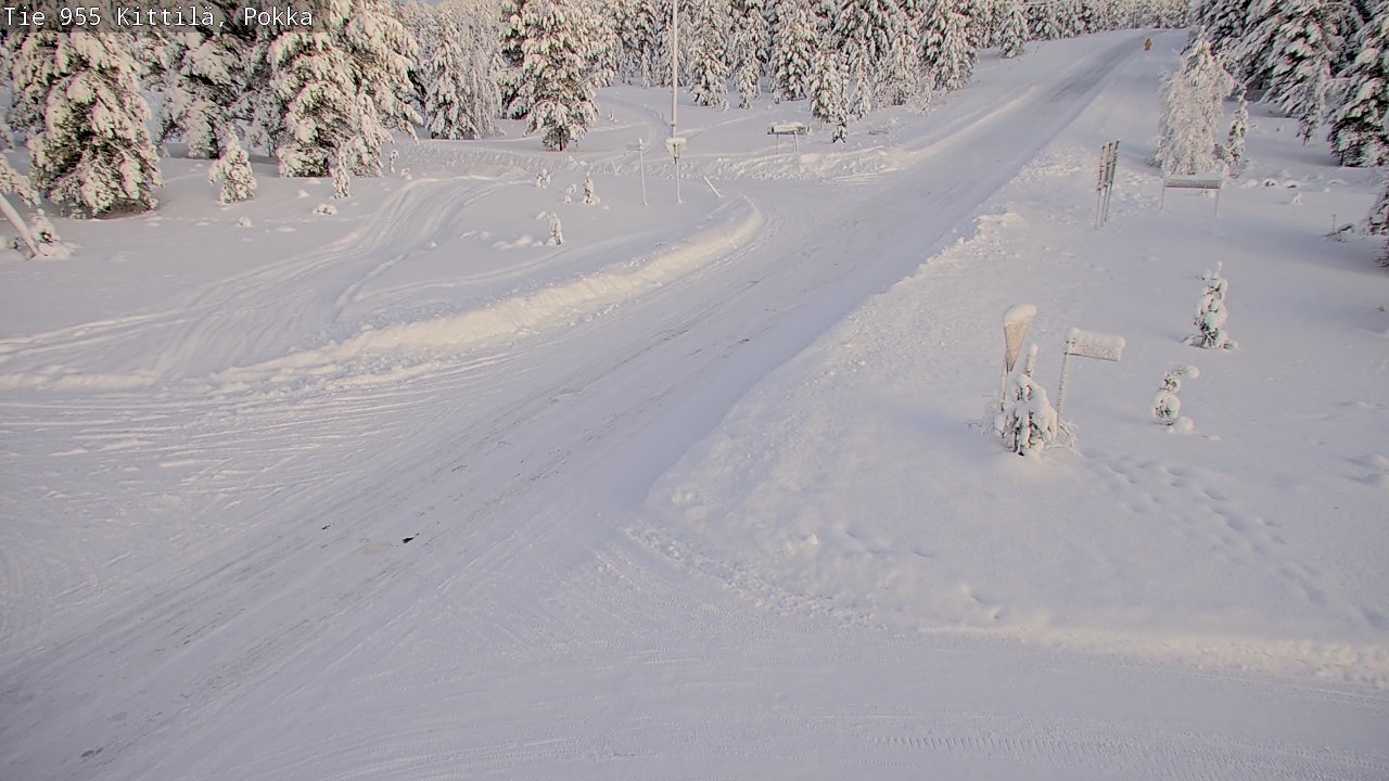 Kelikamerat Kuva Tie 955 Kittilä, Pokka, Kittilä, Lappi