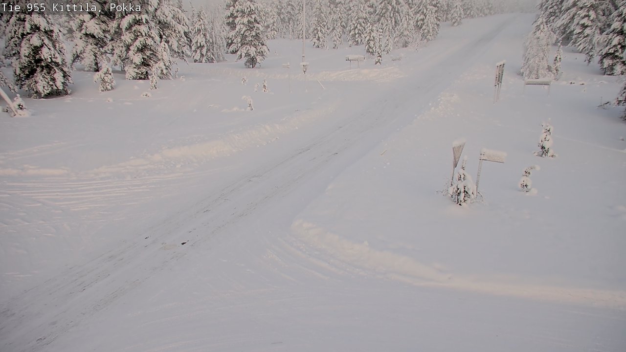 Kelikamerat Kuva Tie 955 Kittilä, Pokka, Kittilä, Lappi