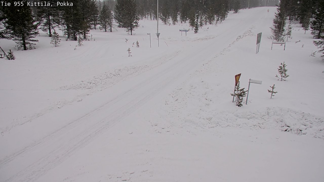 Kelikamerat Kuva Tie 955 Kittilä, Pokka, Kittilä, Lappi
