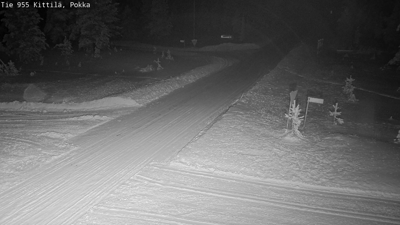 Weather Camera Image Väg 955 Kittilä, Pokka, Kittilä, Lappi