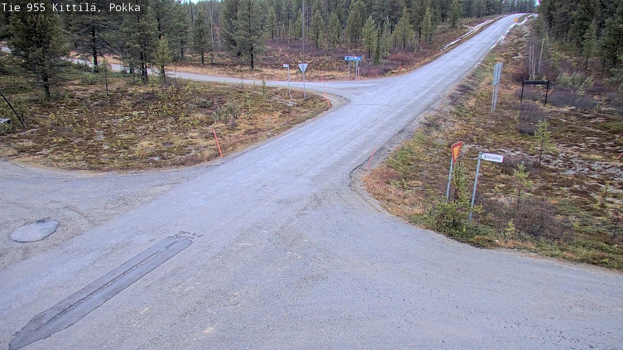 Kelikamerat Kuva Tie 955 Kittilä, Pokka, Kittilä, Lappi
