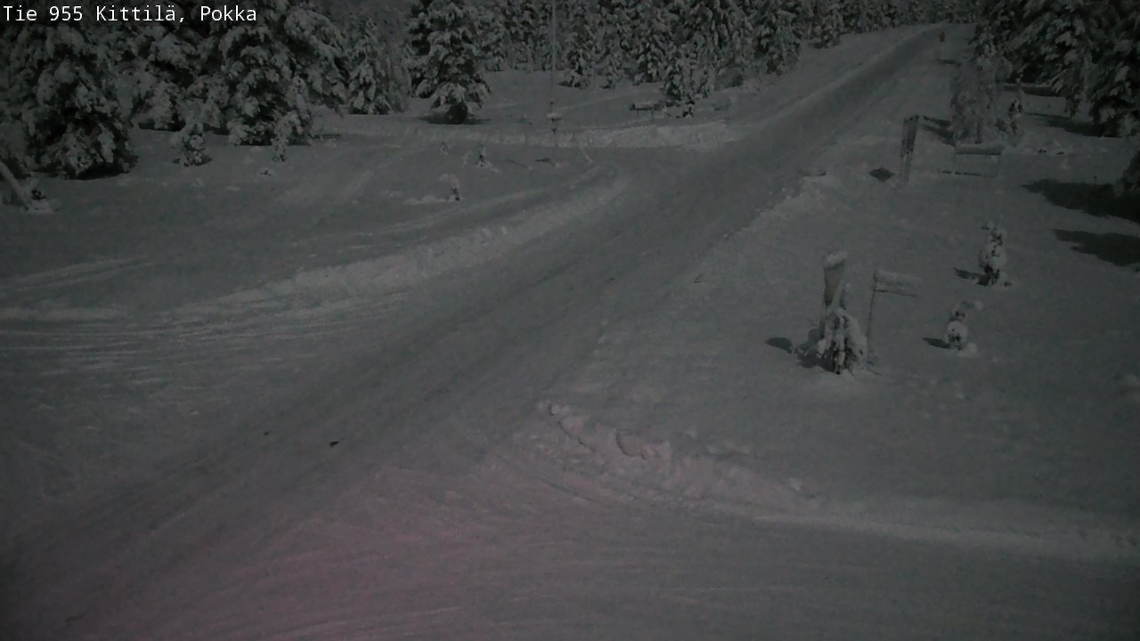 Kelikamerat Kuva Tie 955 Kittilä, Pokka, Kittilä, Lappi