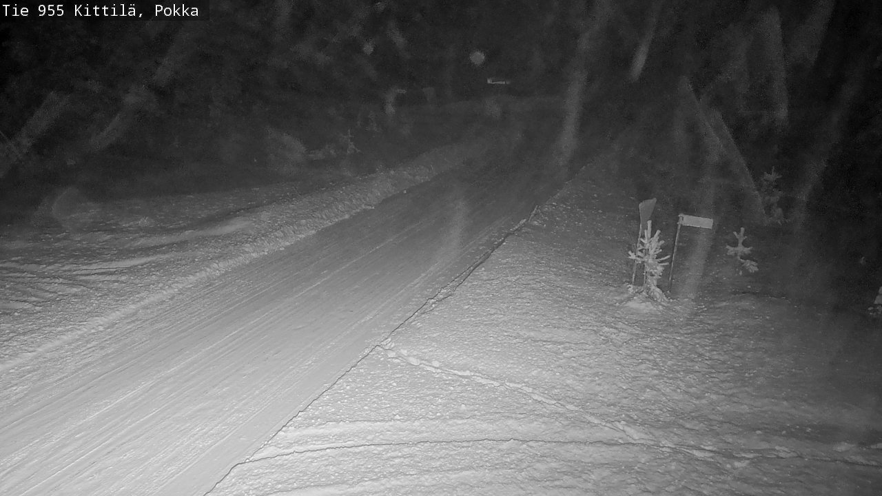 Weather Camera Image Road 955 Kittilä, Pokka, Kittilä, Lappi
