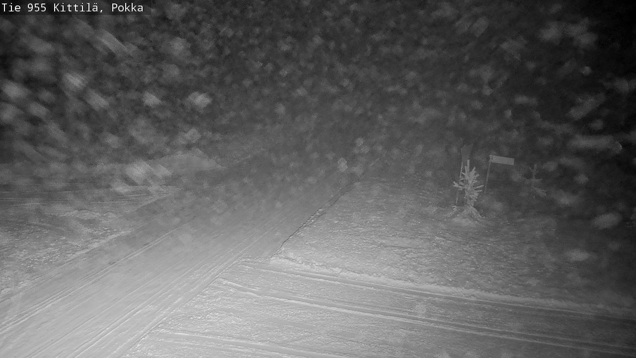 Weather Camera Image Väg 955 Kittilä, Pokka, Kittilä, Lappi