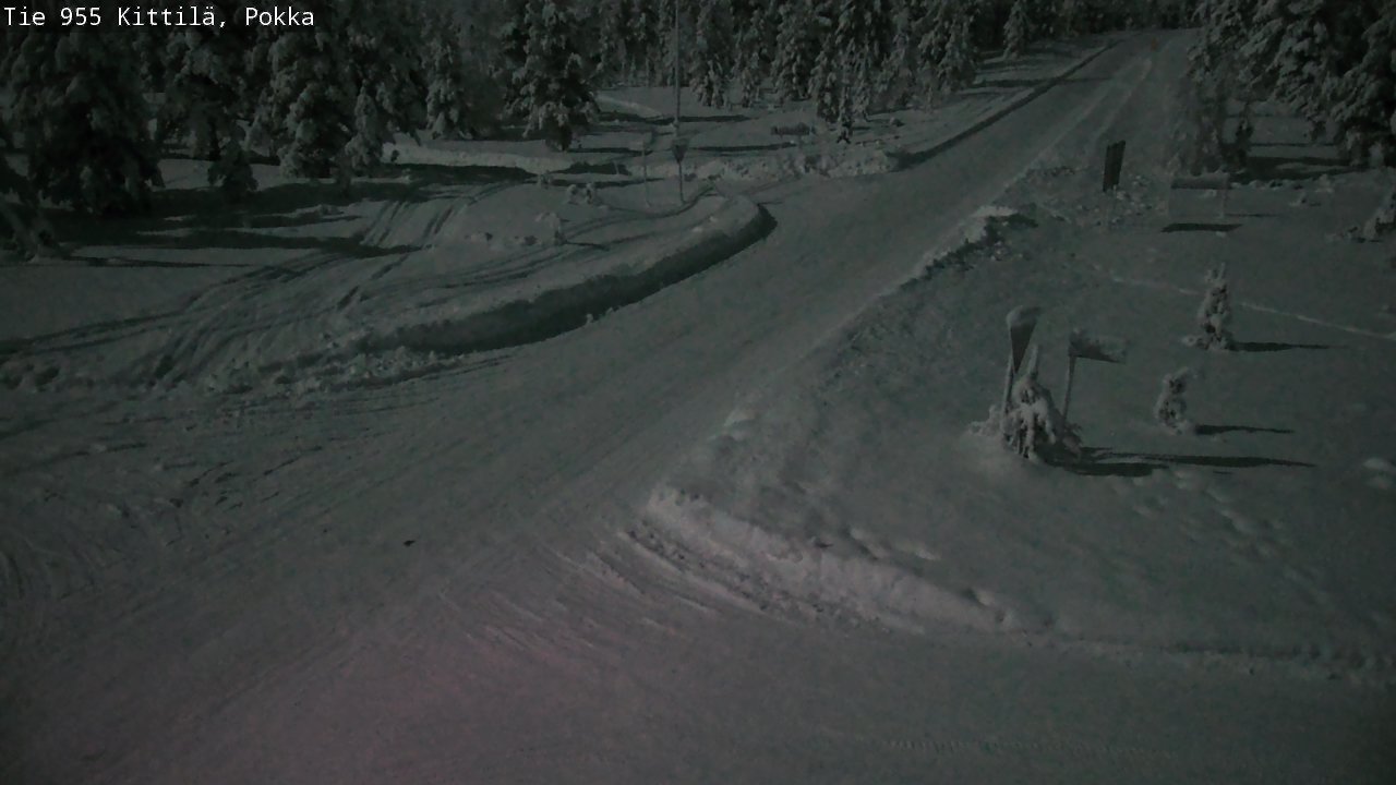 Kelikamerat Kuva Tie 955 Kittilä, Pokka, Kittilä, Lappi