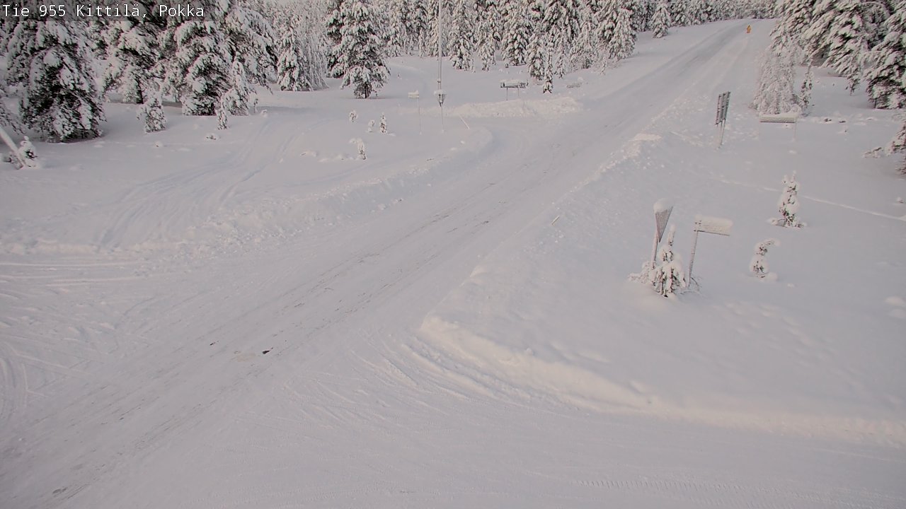 Kelikamerat Kuva Tie 955 Kittilä, Pokka, Kittilä, Lappi