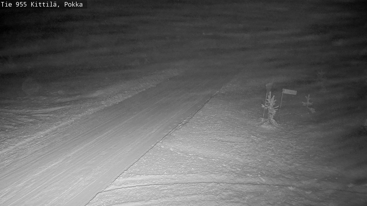 Weather Camera Image Road 955 Kittilä, Pokka, Kittilä, Lappi