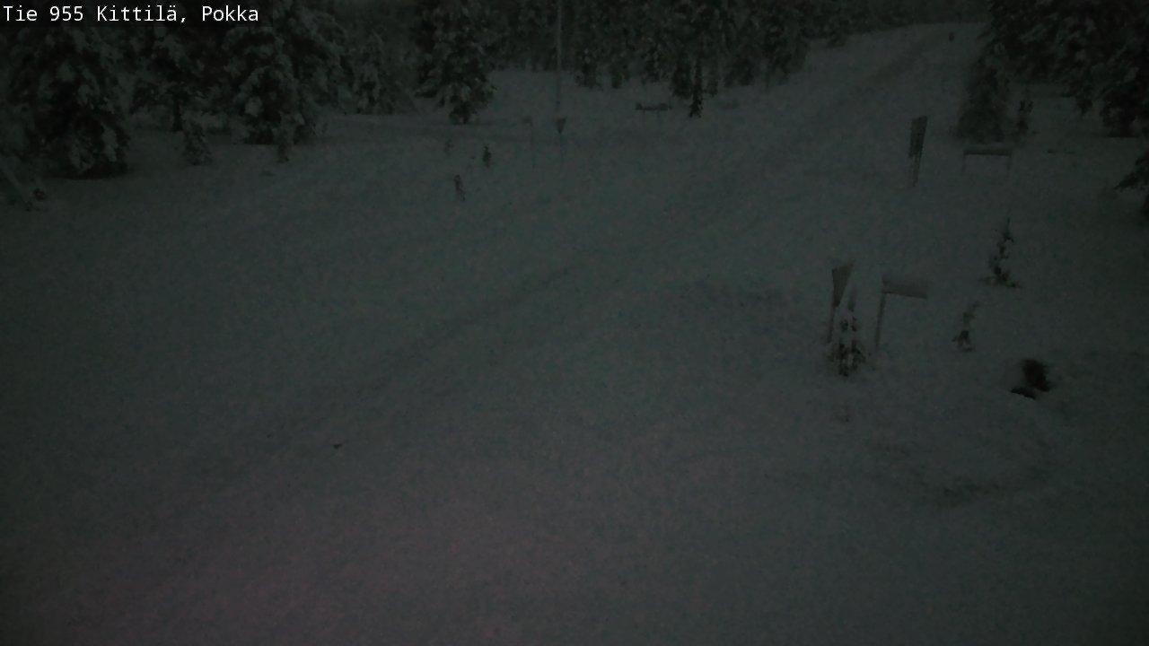 Weather Camera Image Road 955 Kittilä, Pokka, Kittilä, Lappi
