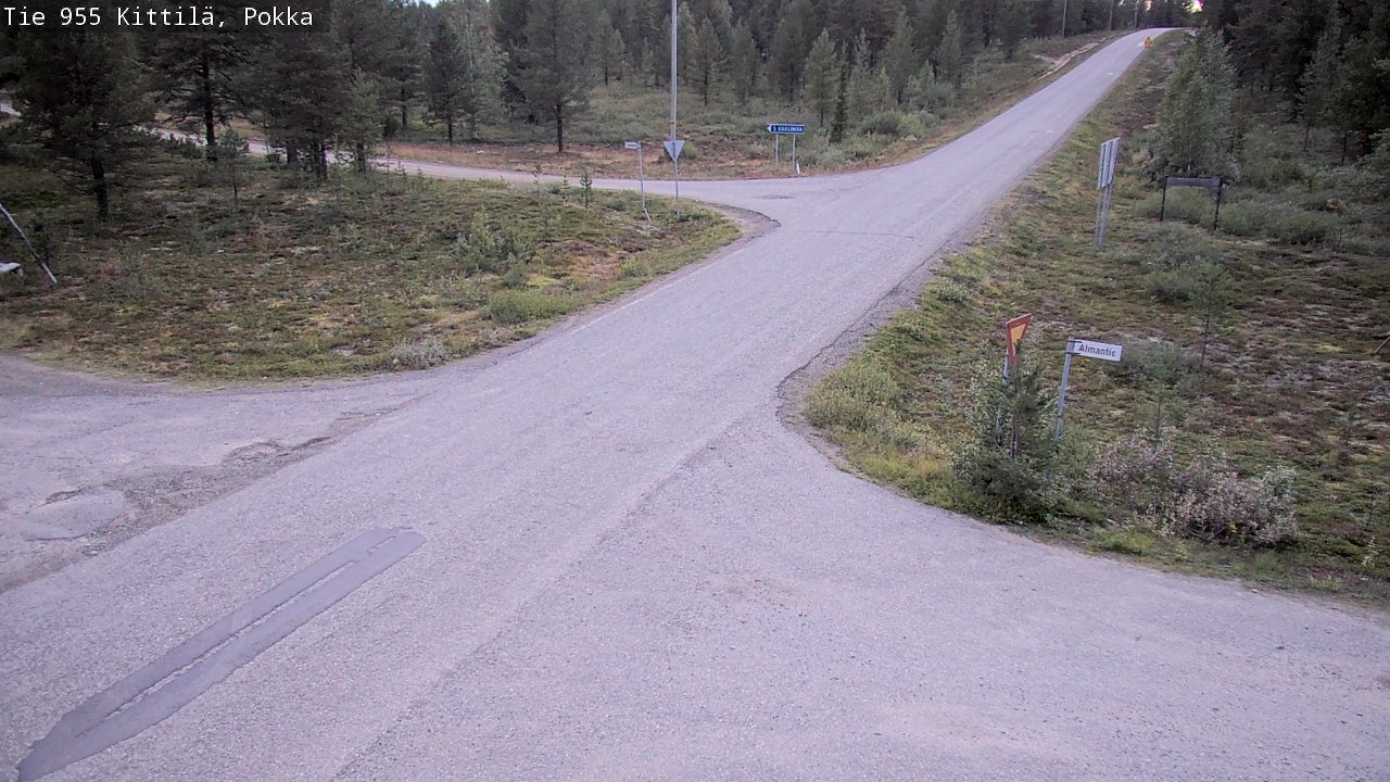 Kelikamerat Kuva Tie 955 Kittilä, Pokka, Kittilä, Lappi