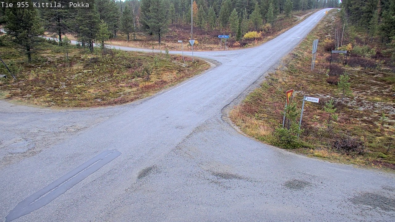 Kelikamerat Kuva Tie 955 Kittilä, Pokka, Kittilä, Lappi