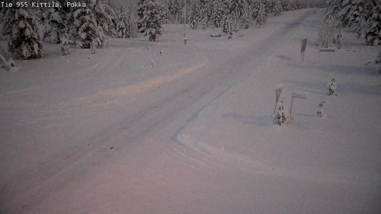 Kelikamerat Kuva Tie 955 Kittilä, Pokka, Kittilä, Lappi