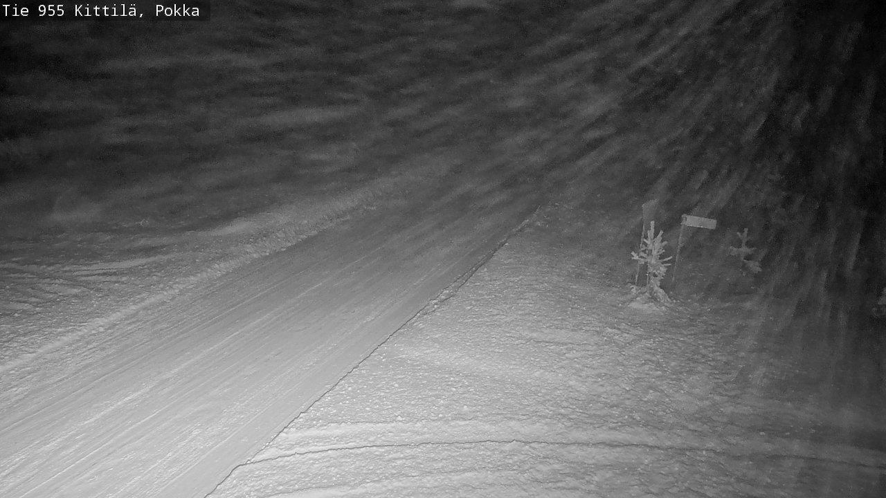 Weather Camera Image Road 955 Kittilä, Pokka, Kittilä, Lappi