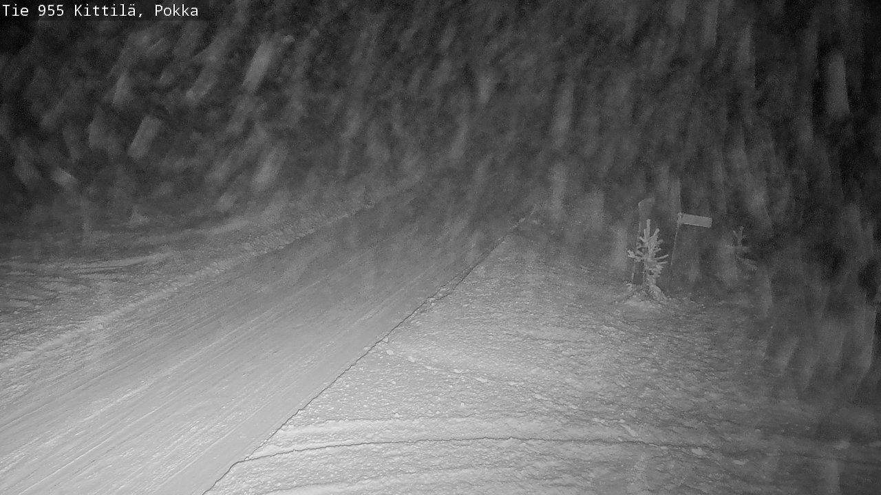 Weather Camera Image Road 955 Kittilä, Pokka, Kittilä, Lappi