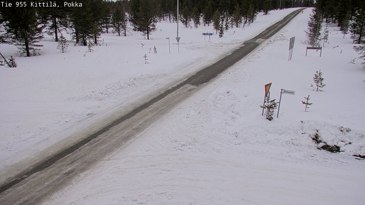 Kelikamerat Kuva Tie 955 Kittilä, Pokka, Kittilä, Lappi