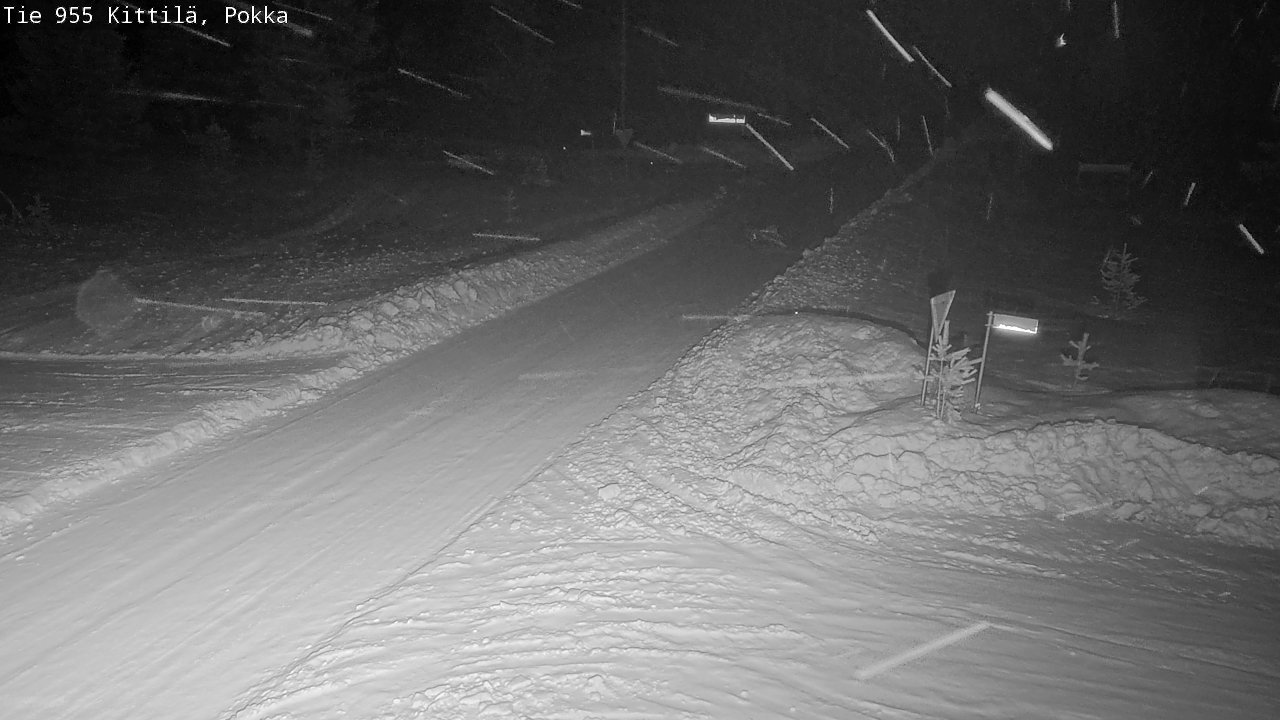 Kelikamerat Kuva Tie 955 Kittilä, Pokka, Kittilä, Lappi
