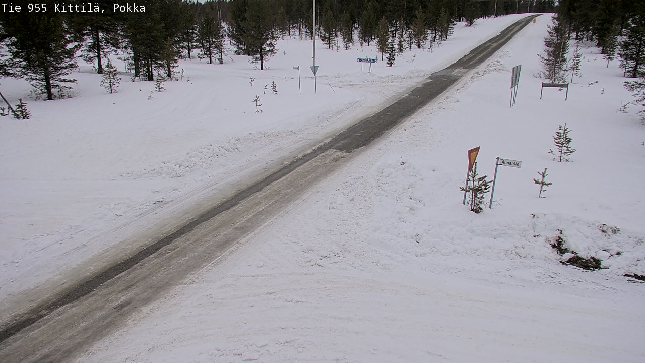 Kelikamerat Kuva Tie 955 Kittilä, Pokka, Kittilä, Lappi