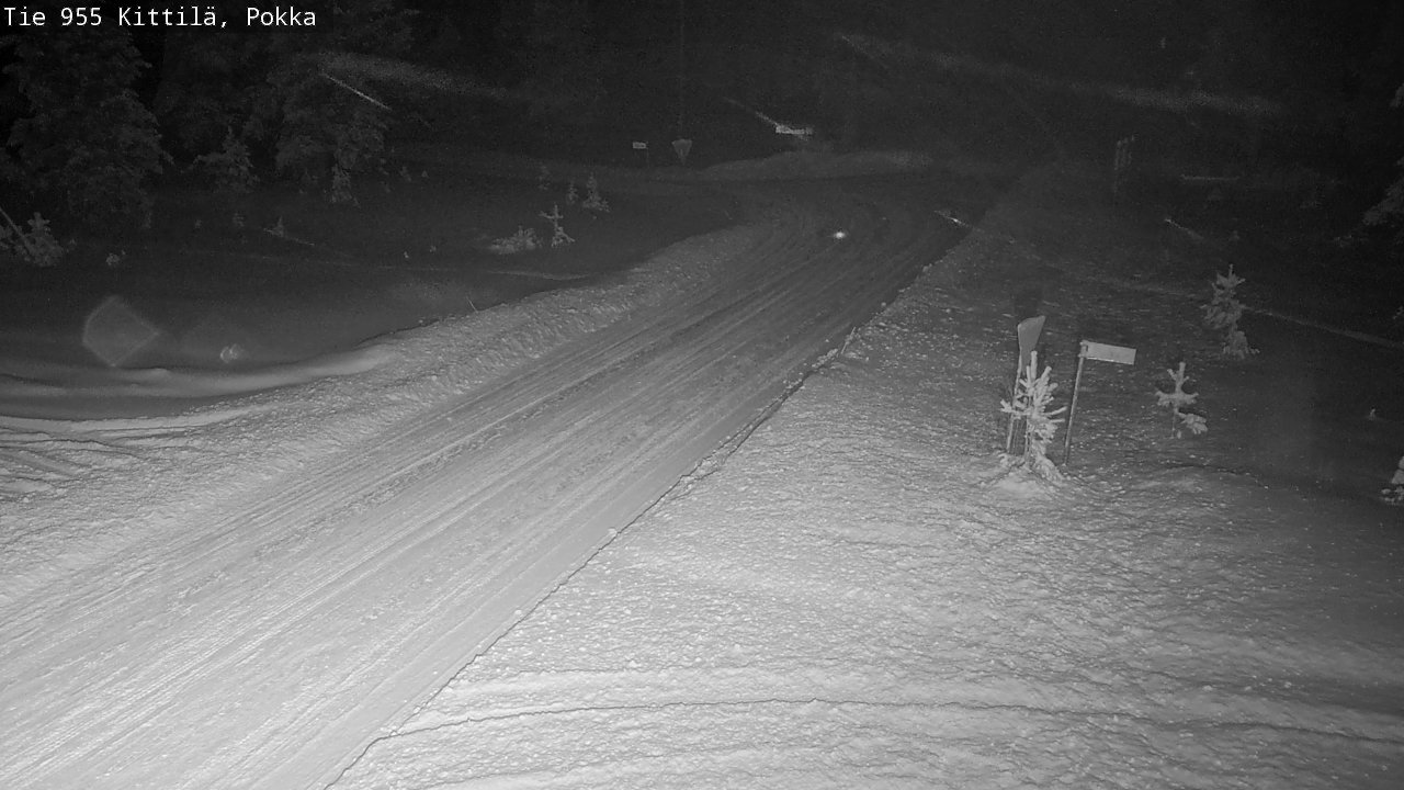 Weather Camera Image Road 955 Kittilä, Pokka, Kittilä, Lappi