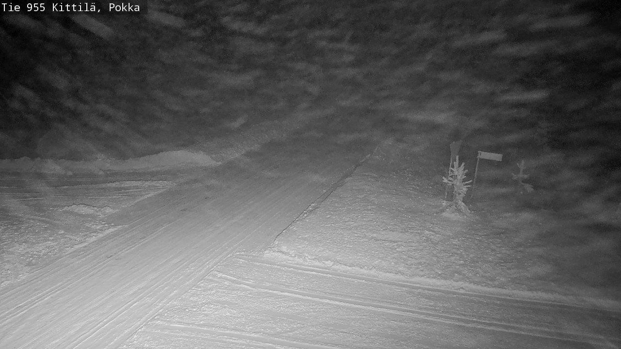 Weather Camera Image Väg 955 Kittilä, Pokka, Kittilä, Lappi