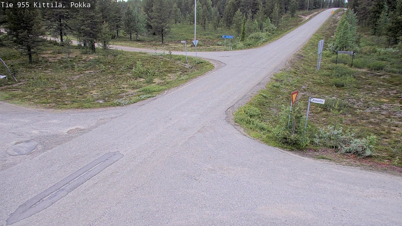 Kelikamerat Kuva Tie 955 Kittilä, Pokka, Kittilä, Lappi