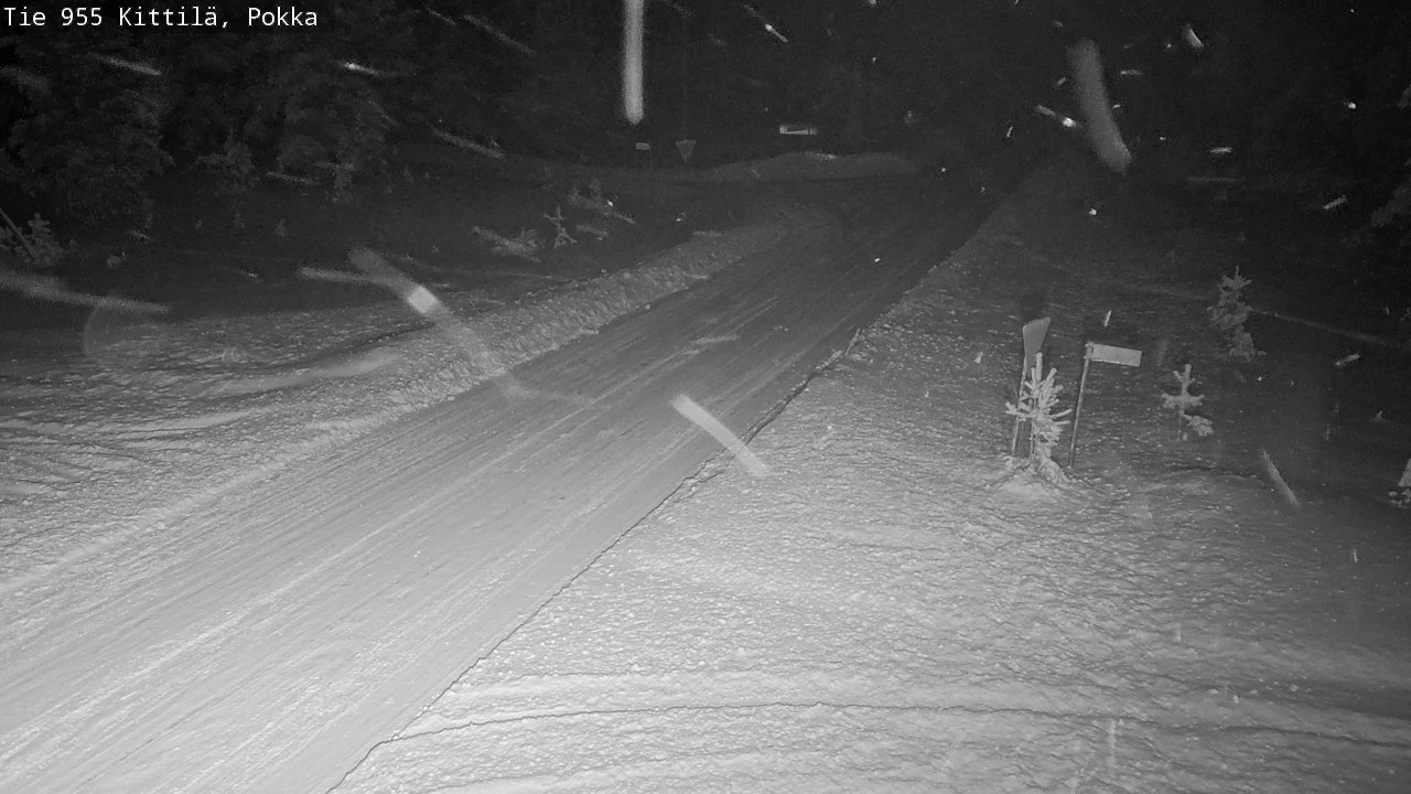 Weather Camera Image Road 955 Kittilä, Pokka, Kittilä, Lappi