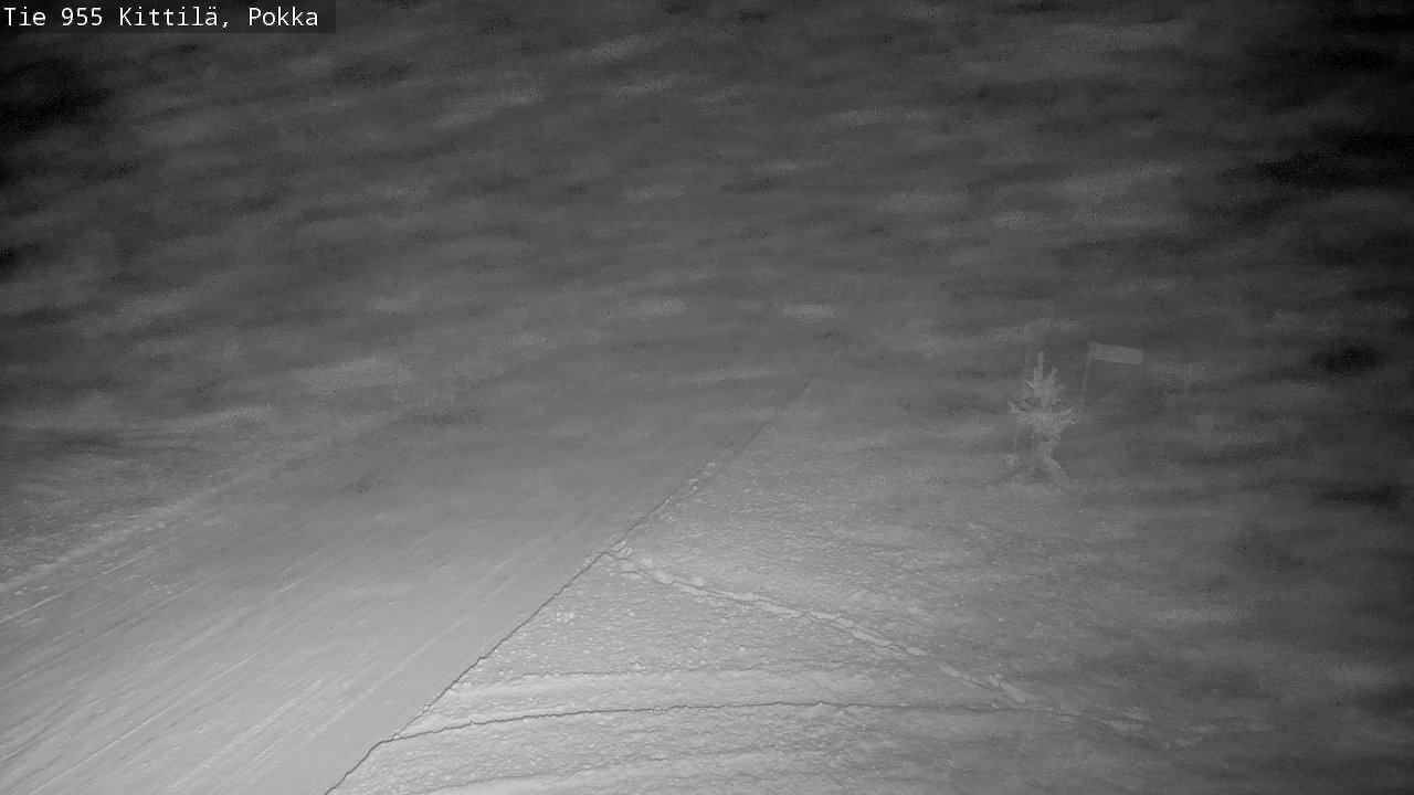 Weather Camera Image Road 955 Kittilä, Pokka, Kittilä, Lappi