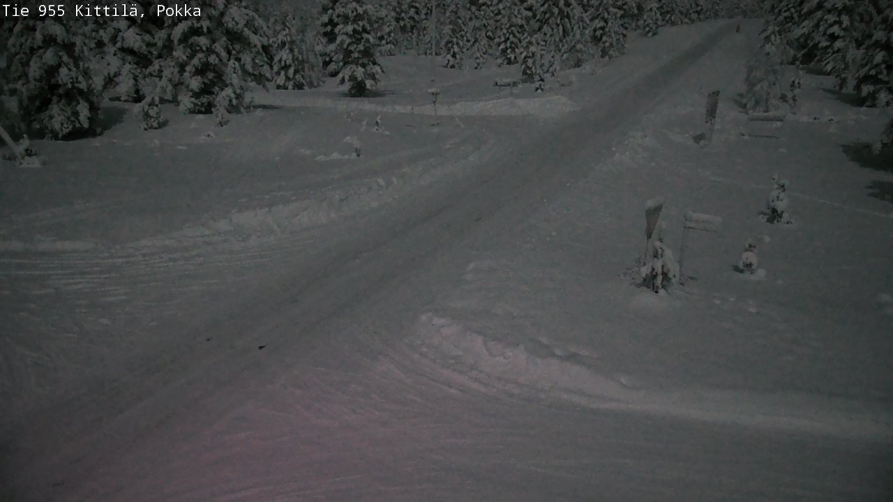 Kelikamerat Kuva Tie 955 Kittilä, Pokka, Kittilä, Lappi