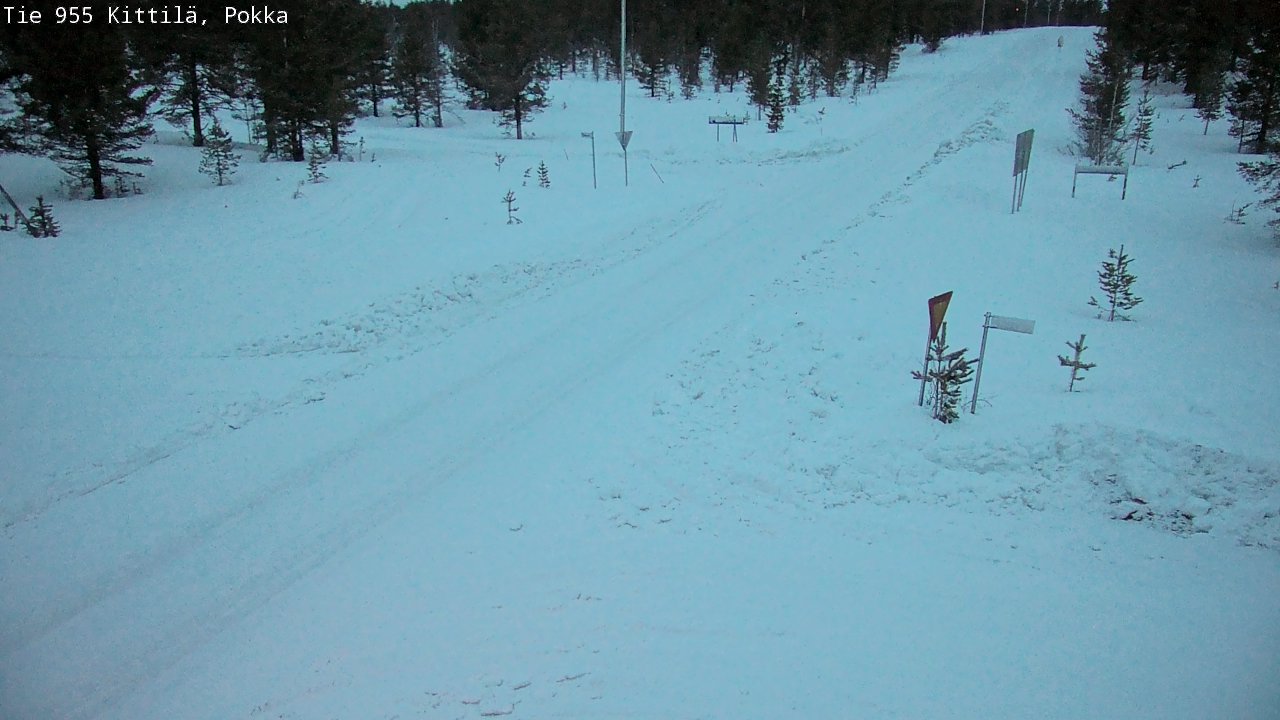 Kelikamerat Kuva Tie 955 Kittilä, Pokka, Kittilä, Lappi