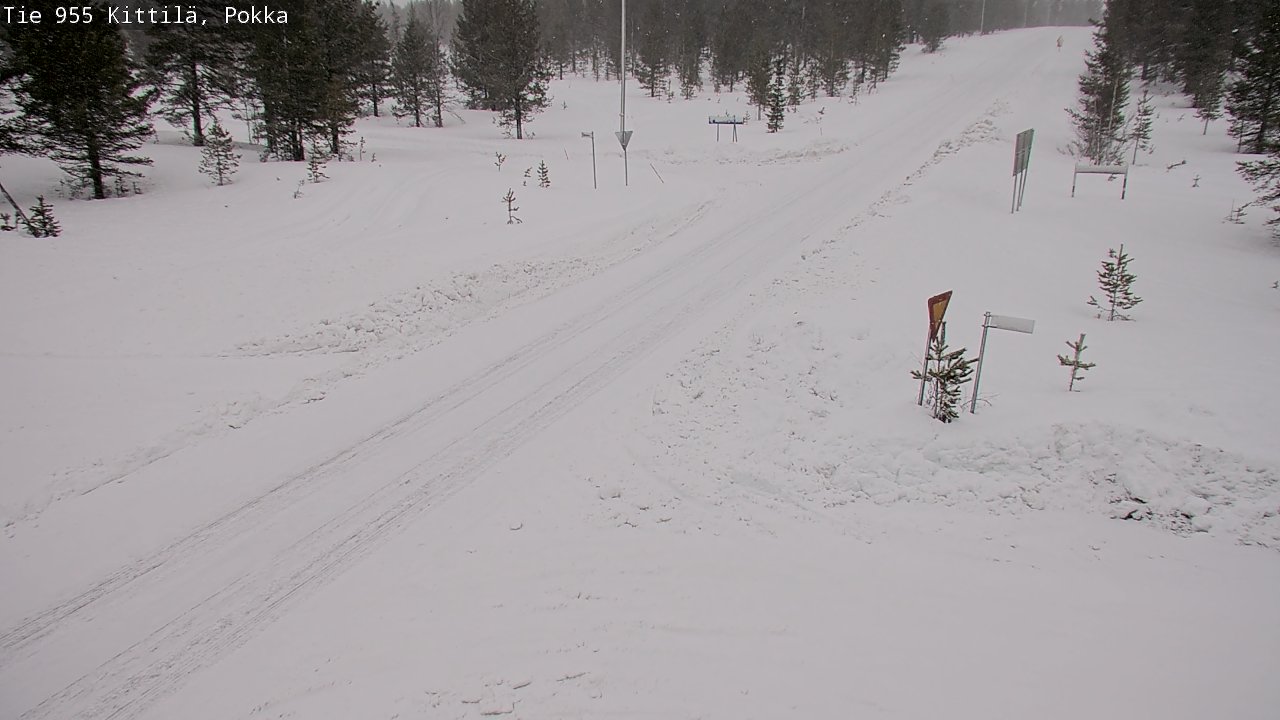 Kelikamerat Kuva Tie 955 Kittilä, Pokka, Kittilä, Lappi