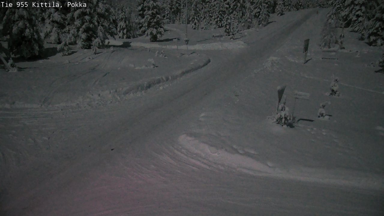Kelikamerat Kuva Tie 955 Kittilä, Pokka, Kittilä, Lappi