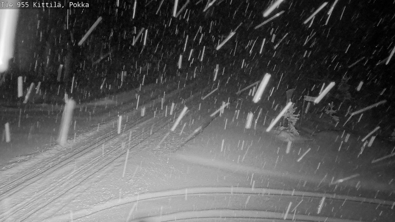 Weather Camera Image Road 955 Kittilä, Pokka, Kittilä, Lappi