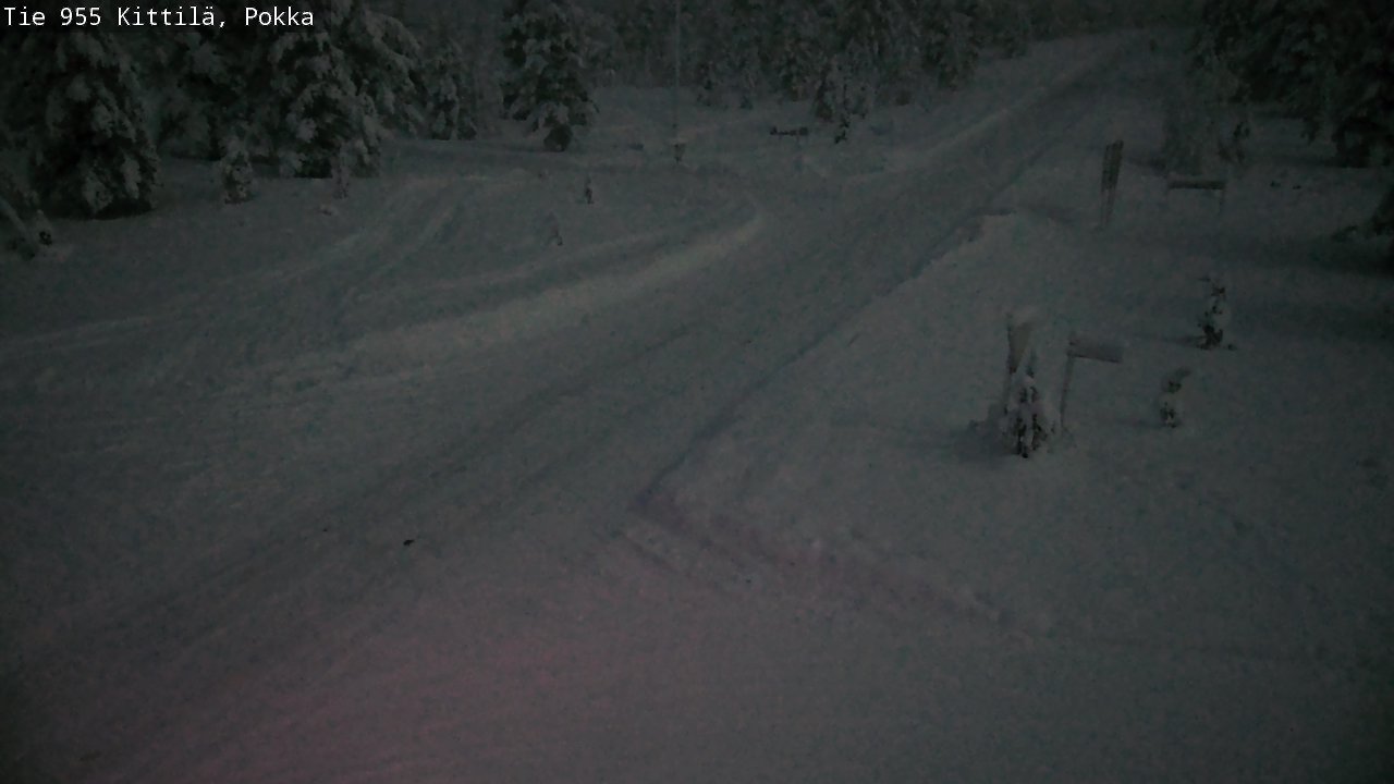 Kelikamerat Kuva Tie 955 Kittilä, Pokka, Kittilä, Lappi