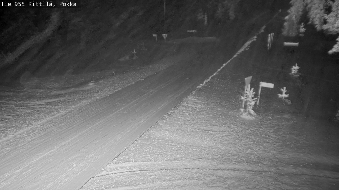 Weather Camera Image Road 955 Kittilä, Pokka, Kittilä, Lappi