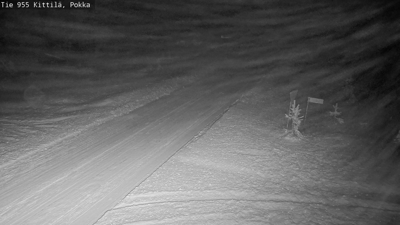 Weather Camera Image Road 955 Kittilä, Pokka, Kittilä, Lappi