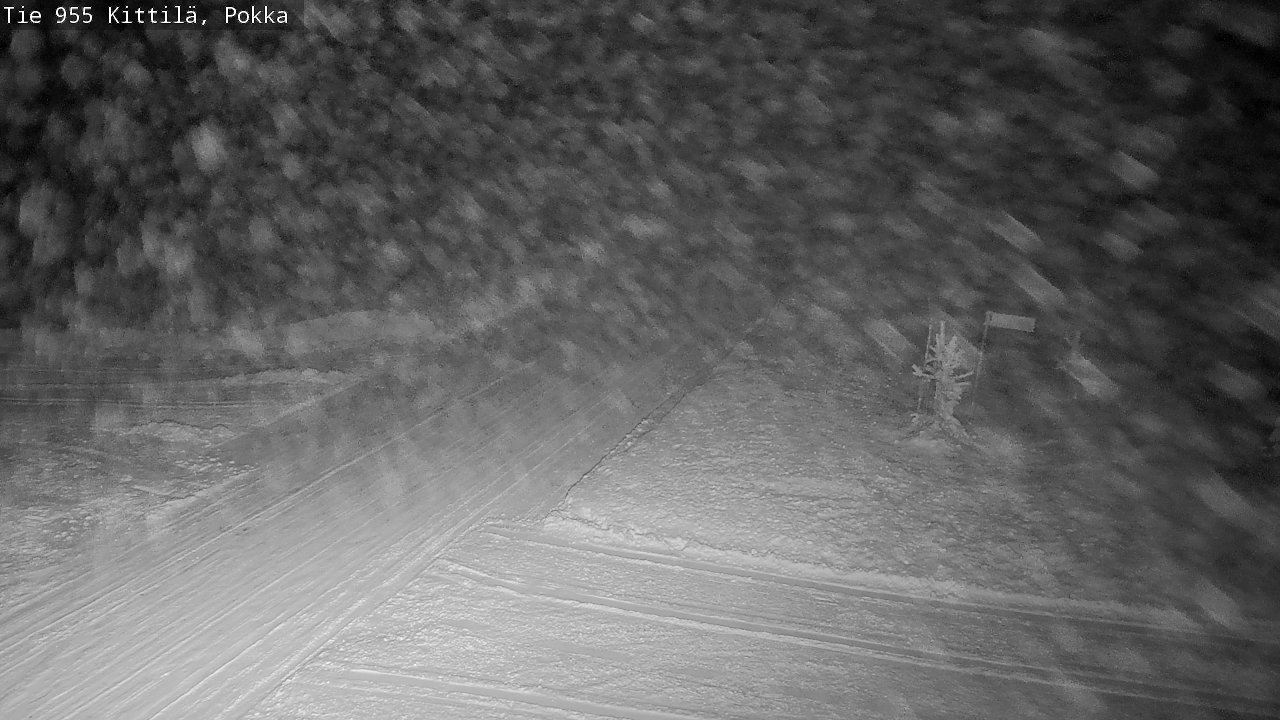 Weather Camera Image Väg 955 Kittilä, Pokka, Kittilä, Lappi