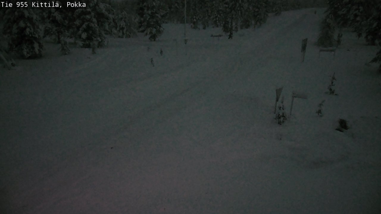 Weather Camera Image Road 955 Kittilä, Pokka, Kittilä, Lappi