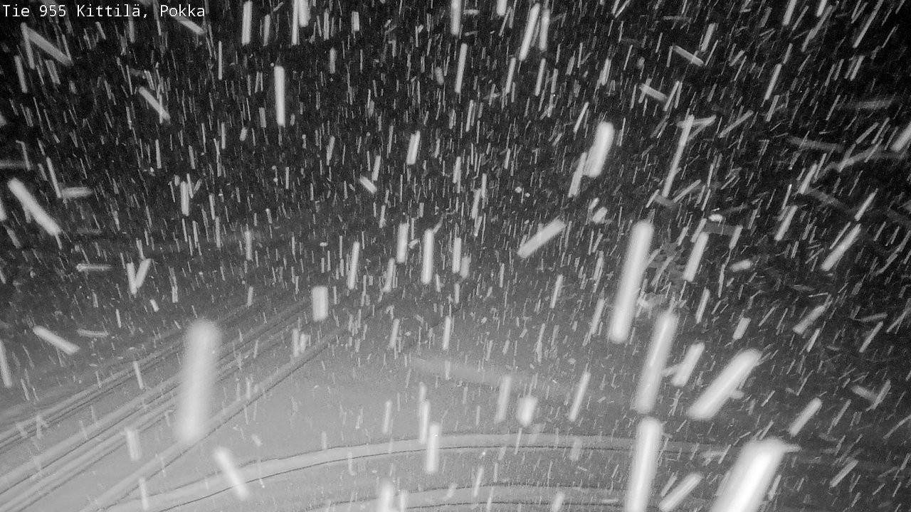 Weather Camera Image Road 955 Kittilä, Pokka, Kittilä, Lappi