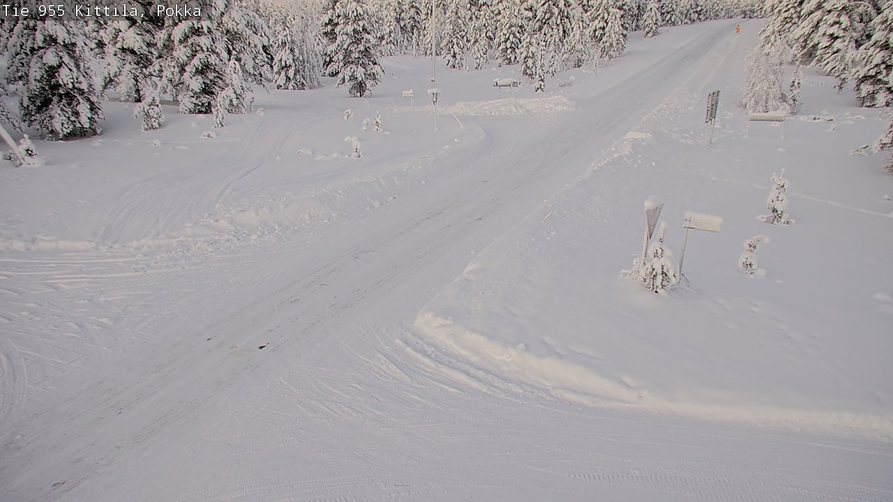 Kelikamerat Kuva Tie 955 Kittilä, Pokka, Kittilä, Lappi