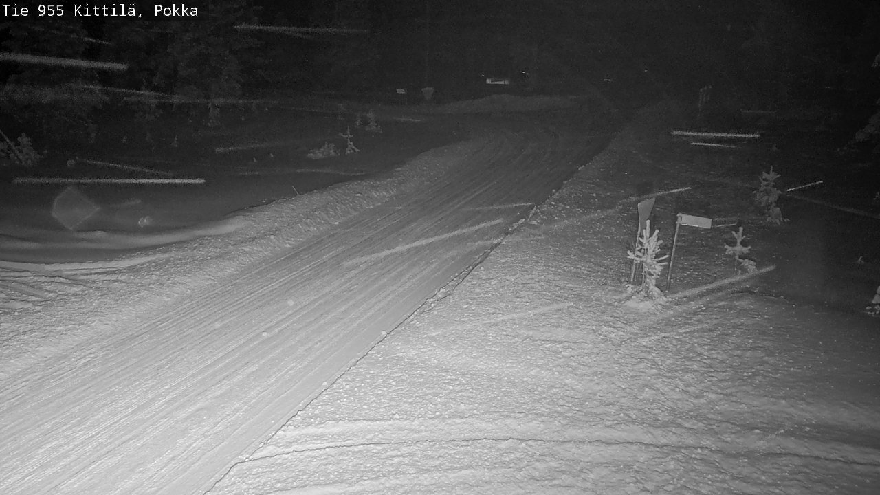 Weather Camera Image Road 955 Kittilä, Pokka, Kittilä, Lappi