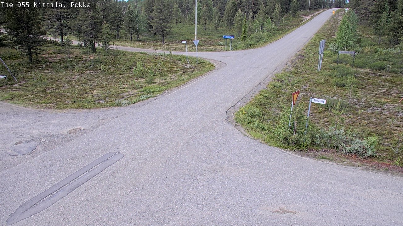 Kelikamerat Kuva Tie 955 Kittilä, Pokka, Kittilä, Lappi
