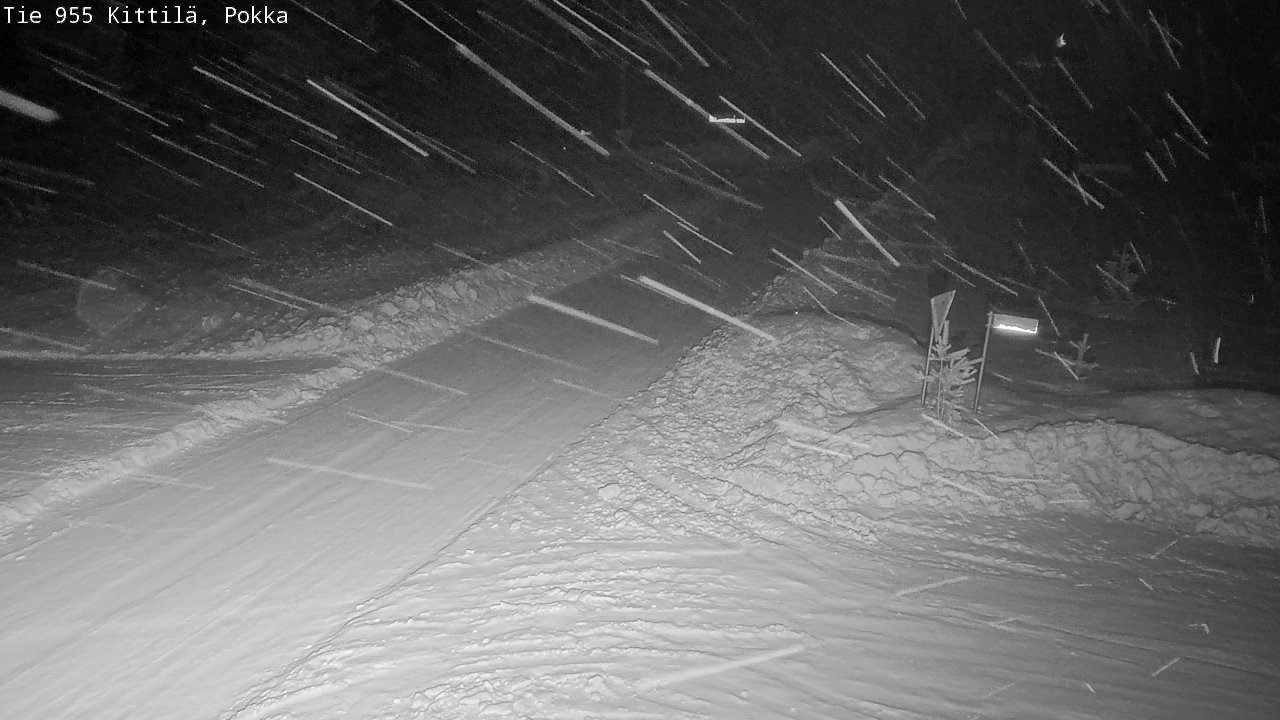 Kelikamerat Kuva Tie 955 Kittilä, Pokka, Kittilä, Lappi