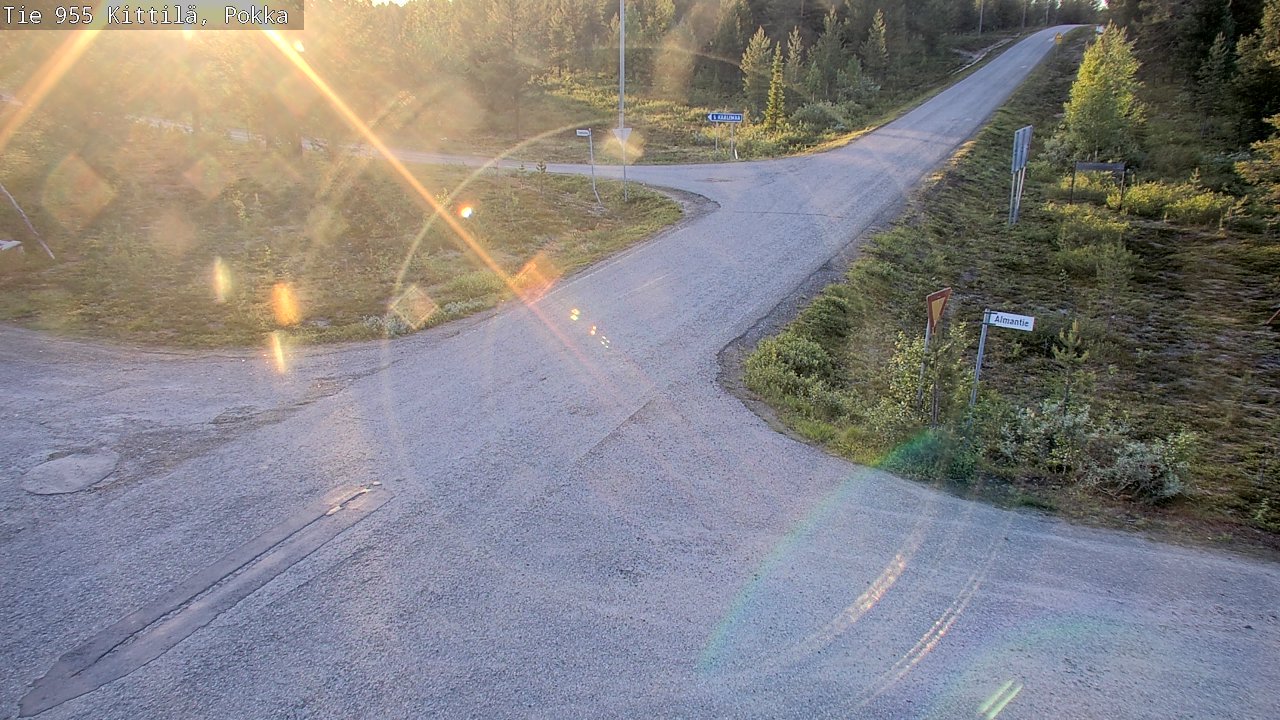 Weather Camera Image Road 955 Kittilä, Pokka, Kittilä, Lappi