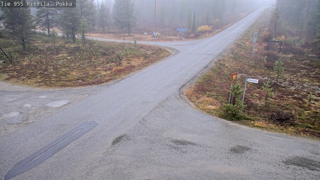 Kelikamerat Kuva Tie 955 Kittilä, Pokka, Kittilä, Lappi