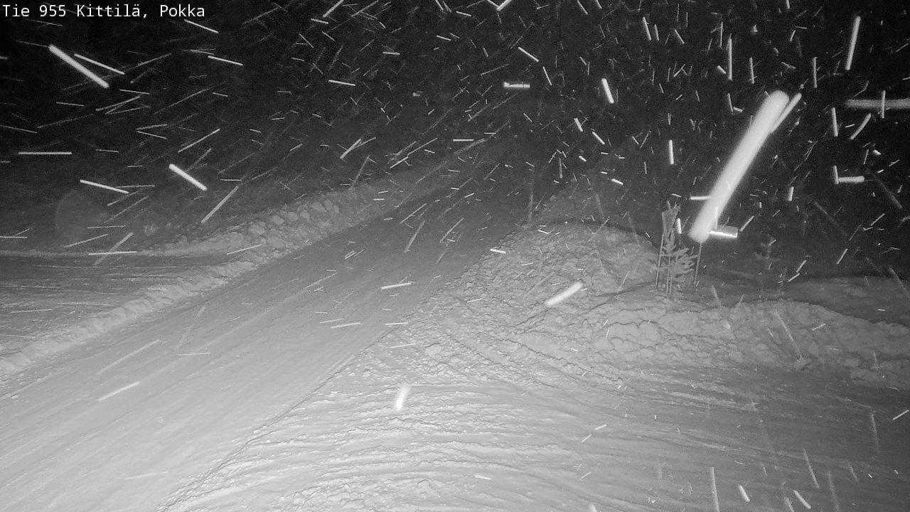 Kelikamerat Kuva Tie 955 Kittilä, Pokka, Kittilä, Lappi