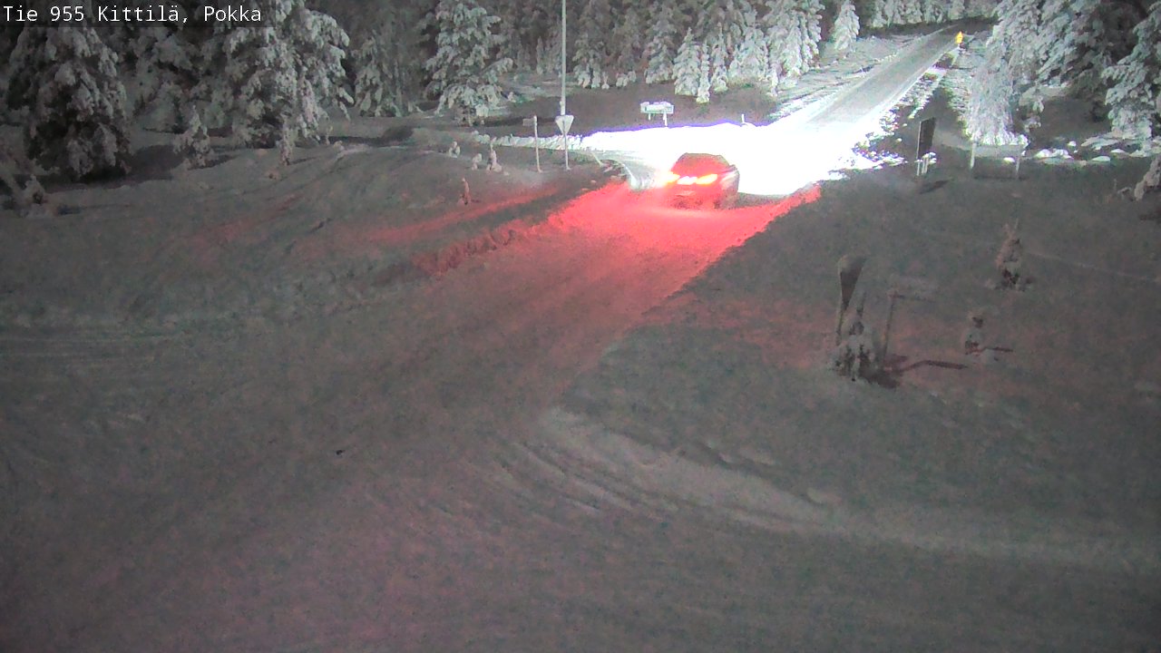 Kelikamerat Kuva Tie 955 Kittilä, Pokka, Kittilä, Lappi