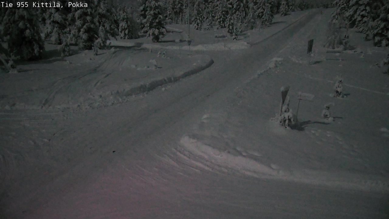 Kelikamerat Kuva Tie 955 Kittilä, Pokka, Kittilä, Lappi