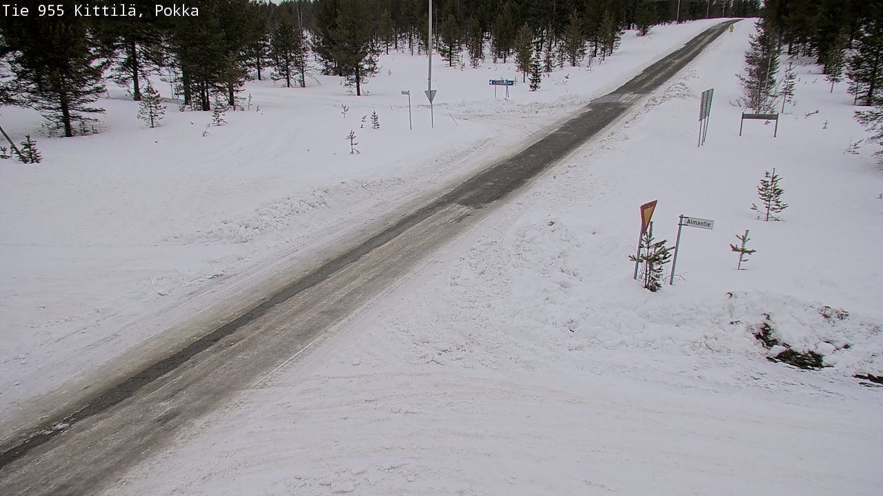 Kelikamerat Kuva Tie 955 Kittilä, Pokka, Kittilä, Lappi
