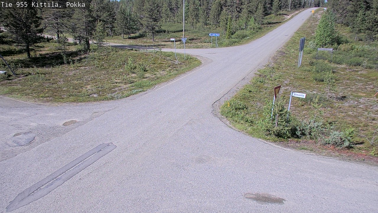 Kelikamerat Kuva Tie 955 Kittilä, Pokka, Kittilä, Lappi